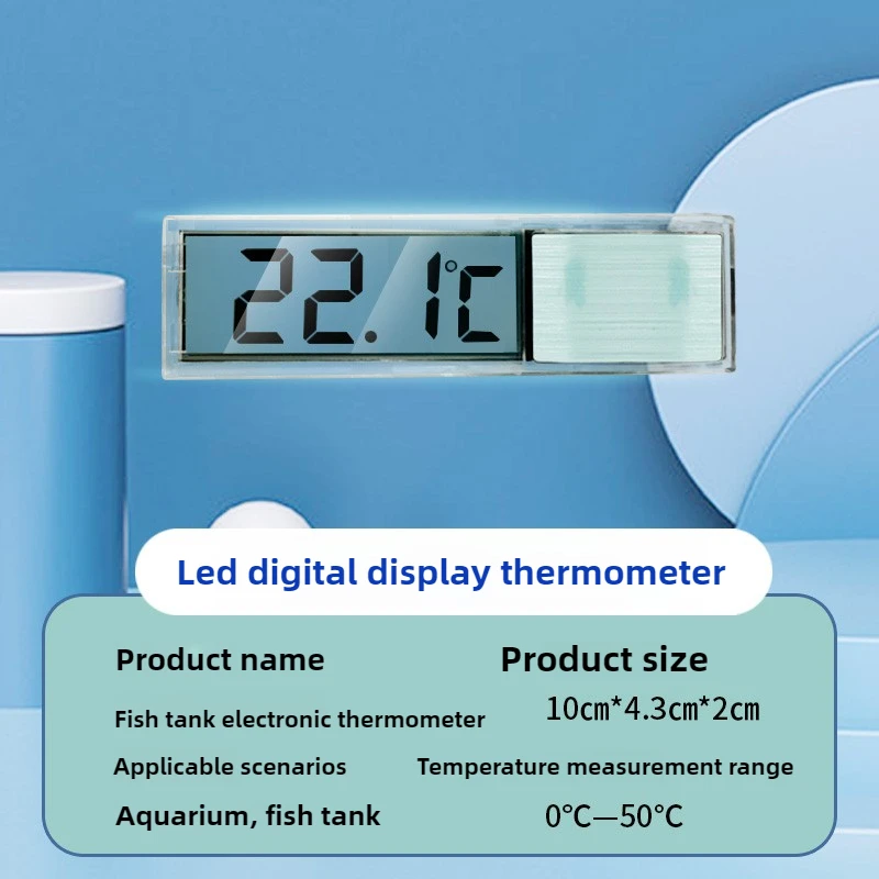 Aquarium Fish Uk - Akvaryum Termometresi Elektronik LCD Dijital Balık