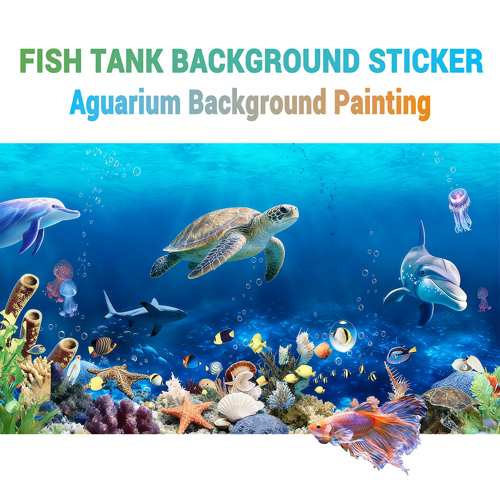 Aquarium Fish Dolphin - Akvaryum Arka Planı, Balık Tankı İçin