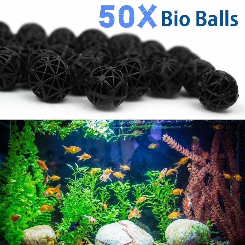 Aquarium Fish Quality - 50 Adet 16mm Akvaryum Biyolojik Filtre