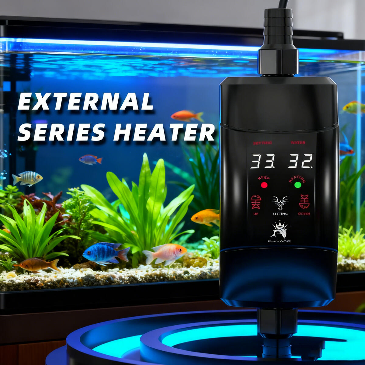 Aquarium Fish Cold Water - Harici Isıtma Çubuğu 300W -1200W Akvaryum
