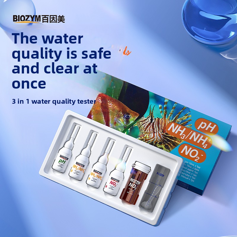 Aquarium Fish Quality - BIOZYM Akvaryum Test Kiti-Nitrit/PH/Ammonia Tatlı Su