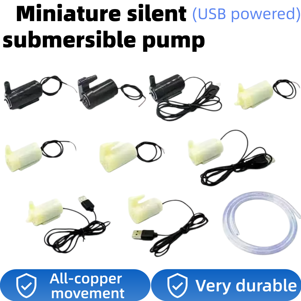 Aquarium Fish Delivery - 10-1 adet, DC 5V 3V mikro