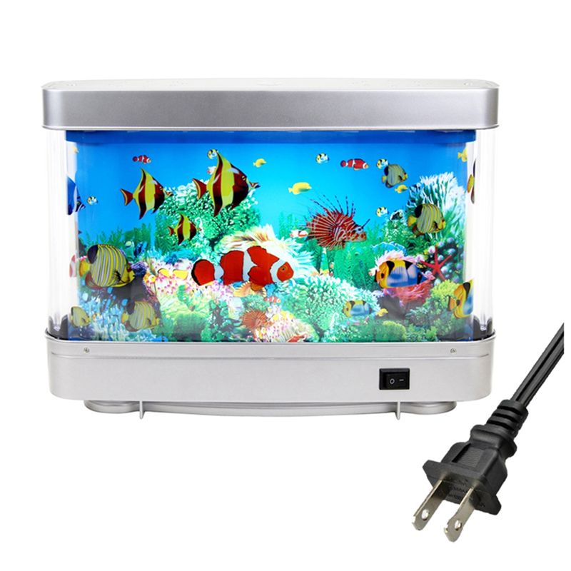 Aquarium Fish Dolphin - Dinamik Sanal Okyanus LED Balık Tankı