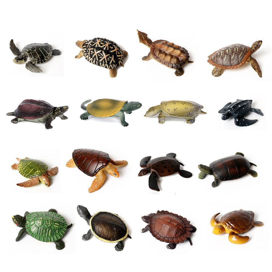 Aquarium Fish Accessories - Gerçekçi minyatürleri deniz yaşamı deniz kaplumbağası