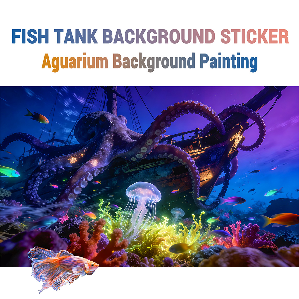 Akvaryum Arka Plan Çıkartması, - Aquarium Fish Paradise incelemesi ve fiyatı