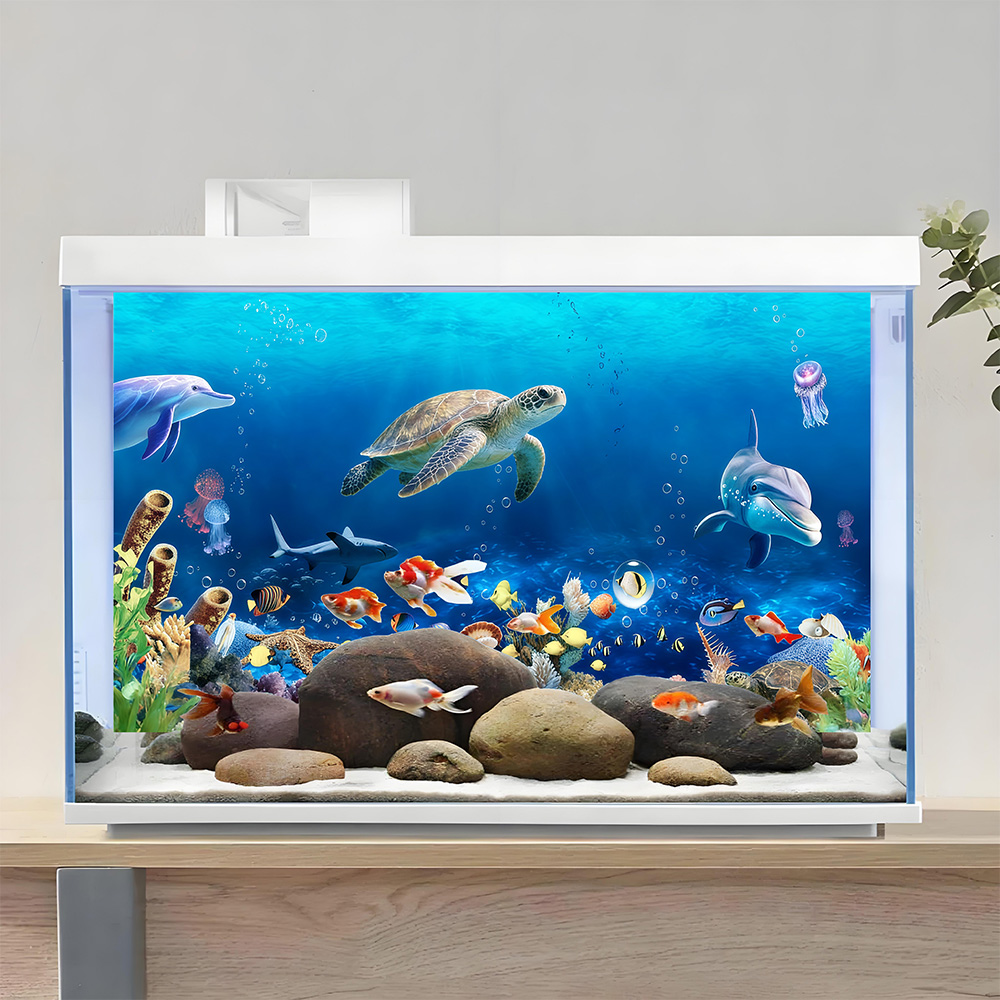 Akvaryum Arka Planı, Balık Tan - Aquarium Fish Dolphin incelemesi ve fiyatı