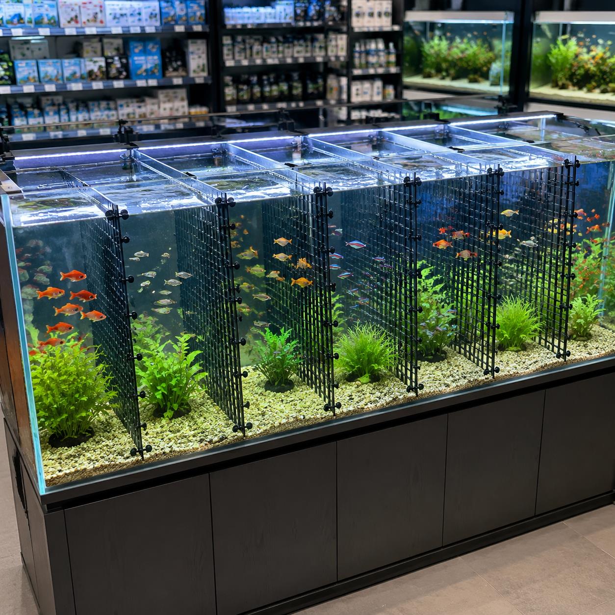 Akvaryum Bölücü Izgara Sistemi - Tank Divider Mesh incelemesi ve fiyatı