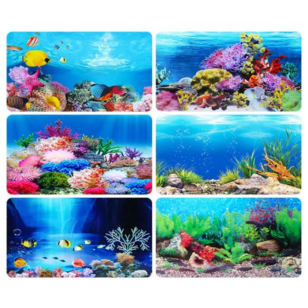Arka plan Akvaryum 3D Etiket P - Aquarium Fish Poster incelemesi ve fiyatı