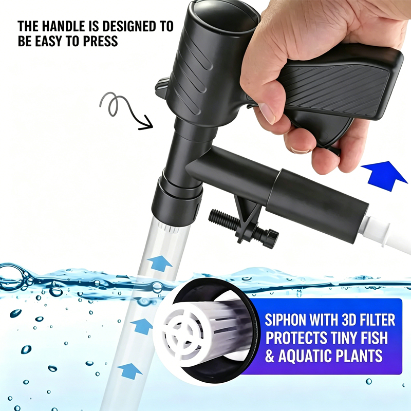 Akvaryum Balık Tankı Su Değişt - Gravel Vacuum Cleaner incelemesi ve fiyatı