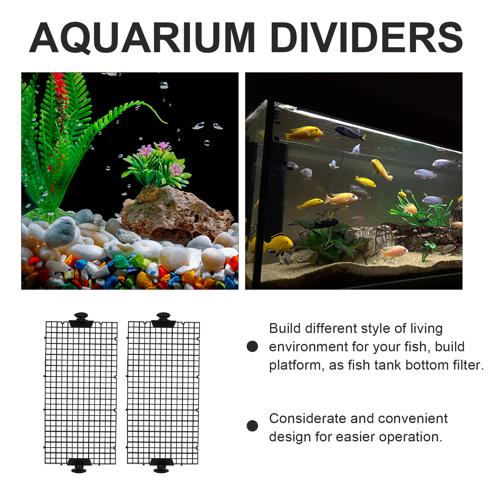 1 Set Premium PVC Balık Tankı  - Tank Divider Mesh incelemesi ve fiyatı